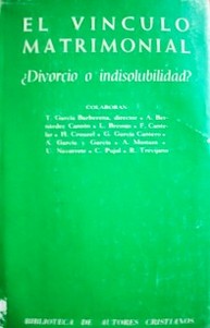 El vínculo matrimonial