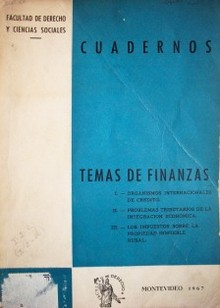 Temas de finanzas