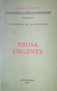 Prosa urgente