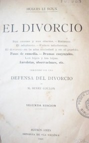 El divorcio