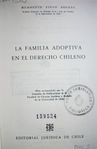La familia adoptiva en el derecho chileno