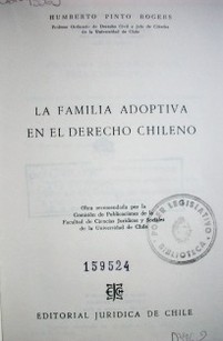 La familia adoptiva en el derecho chileno