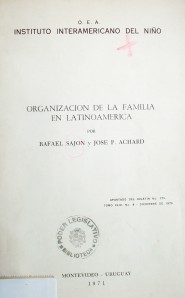 Organización de la familia en Latinoamerica