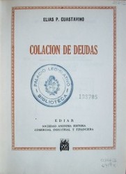 Colación de deudas