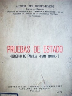 Pruebas de estado : Derecho de familia