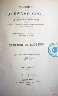 Nociones de derecho civil