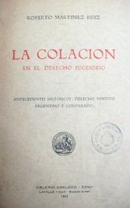 La colación en el derecho sucesorio