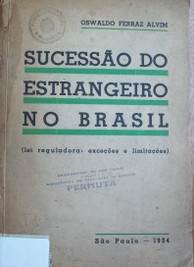 Sucessao do estrangeiro no Brasil