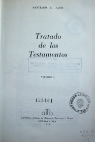 Tratado de los testamentos