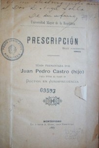 Prescripción