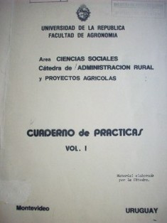 Administración rural y proyectos agrícolas : cuaderno de prácticas