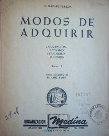 Modos de adquirir