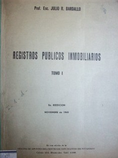 Registros públicos inmobiliarios