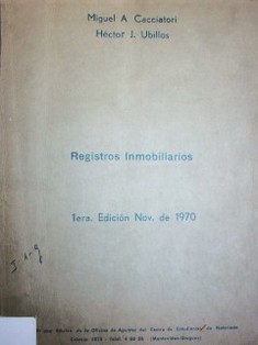 Registros públicos inmobiliarios