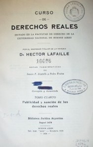 Curso de Derechos Reales