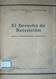 El derecho de retención