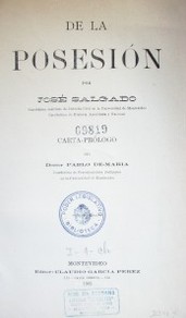 De la posesión