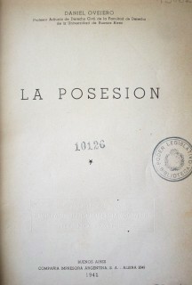 La posesión