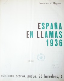España en llamas 1936