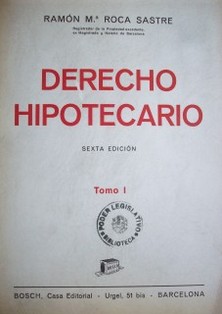 Derecho hipotecario