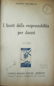 I limiti della responsabilità per danni