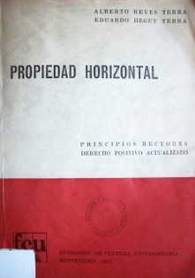 La propiedad horizontal