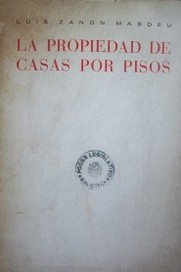 La propiedad de casas por pisos