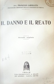 Il danno e il reato