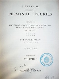 A treatise on the law of personal injuries