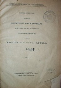 Venta de cosa ajena