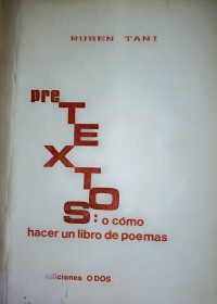 Pretextos : o como hacer un libro de poemas