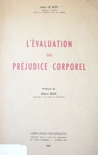 L'evaluation du préjudice corporel