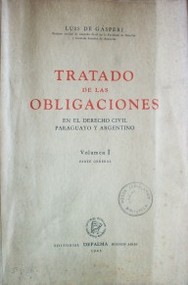 Tratado de las obligaciones : en el derecho civil paraguayo y argentino