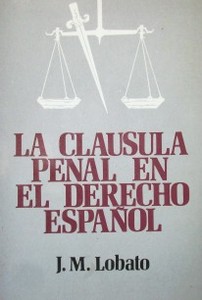 La clausula penal en el derecho español