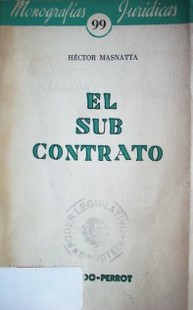 El sub contrato