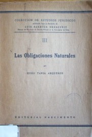 Las obligaciones naturales