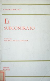 El subcontrato