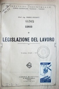 Corso di legislazione del lavoro