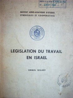 Legislation du travail en Israel