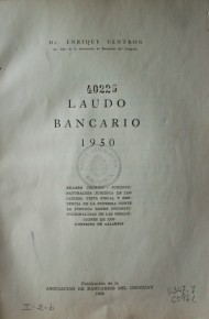 Laudo bancario : 1950