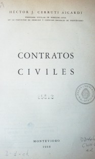 Contratos civiles
