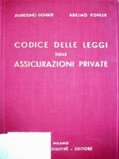 Codice delle leggi sulle assicurazioni private