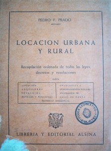 Locación urbana y rural