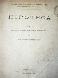 Hipoteca