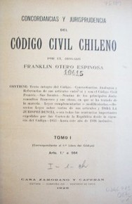 Concordancias y jurisprudencia del Código Civil chileno