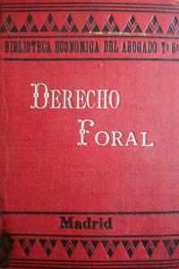 Manual de derecho foral español