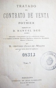 Tratado del contrato de venta