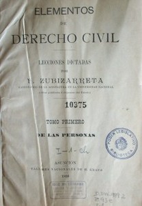 Elementos de Derecho Civil