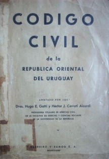 Código Civil de la República Oriental del Uruguay