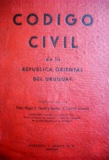 Código Civil de la República Oriental del Uruguay